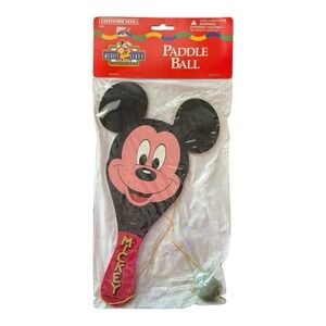 Mickey Mouse Disney Tootsie Toy Paddle and Ball